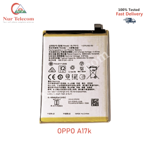 Oppo A17k Battery