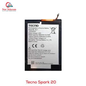 Tecno Spark 20 Battery